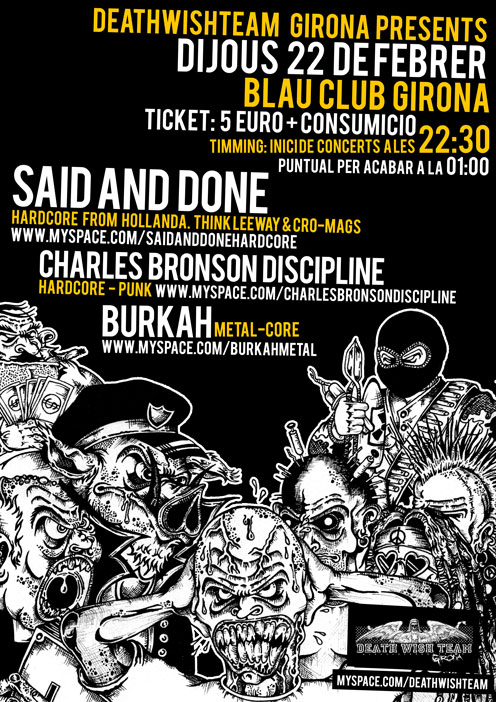 Showposter for our show in Girona