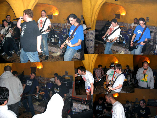 Two pictures from our show and some Real Crisis pictures (one Enter The Nightmare picture as well)...