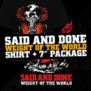 Said And Done "Weight Of The World" EP + shirt package