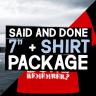 Said And Done "Endless Roads" EP + shirt package