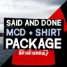 Said And Done "Endless Roads" MCD + shirt package