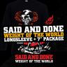 Said And Done "Weight Of The World" EP + longsleeve package